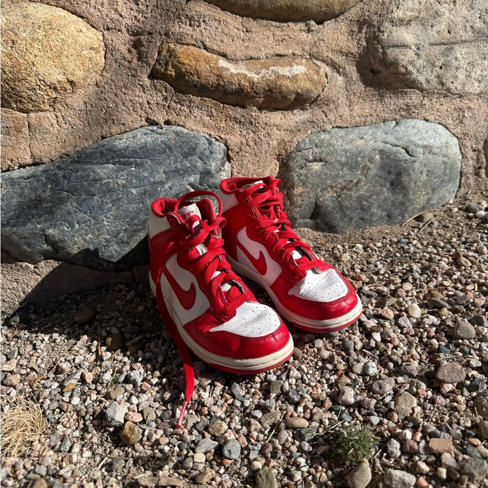 Kids Red and White JORDANS